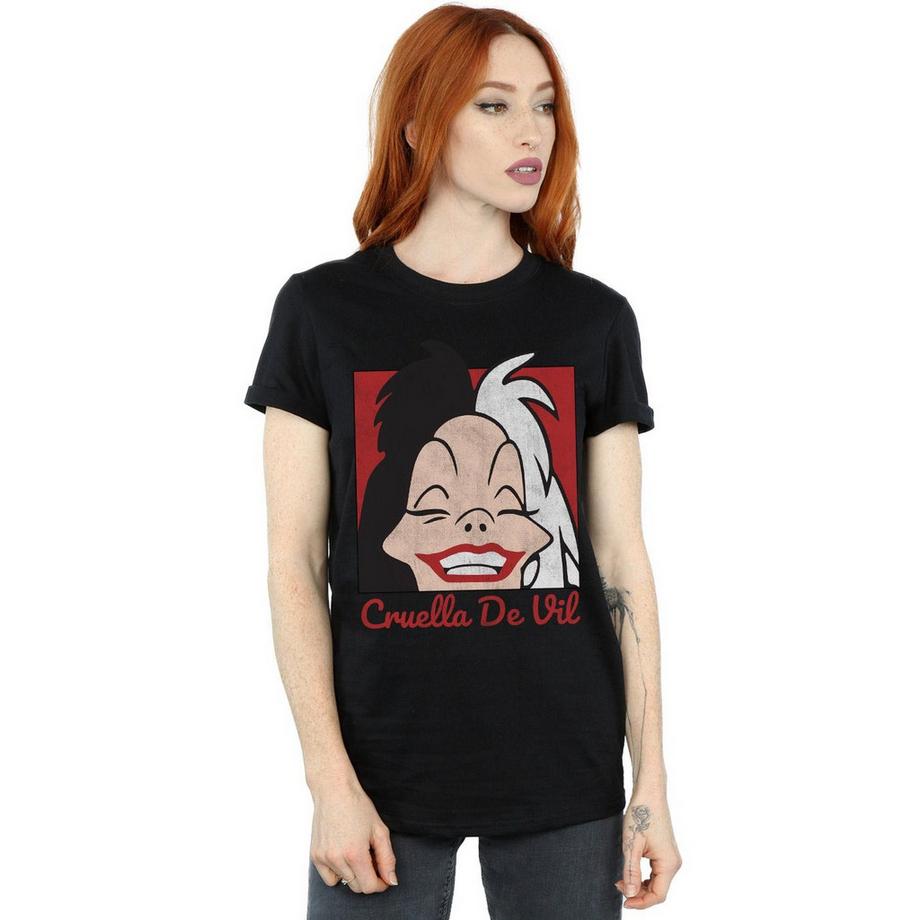 Disney Cruella De Vil T-Shirt Stampata  
