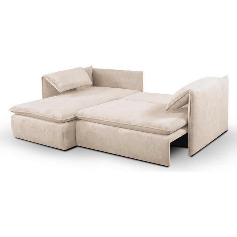 PASCAL MORABITO Ecksofa mit Schlaffunktion Kord Ecke Links TEODORA von PASCAL MORABITO  