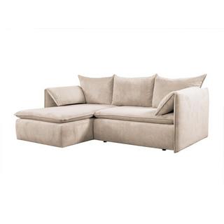 PASCAL MORABITO Ecksofa mit Schlaffunktion Kord Ecke Links TEODORA von PASCAL MORABITO  