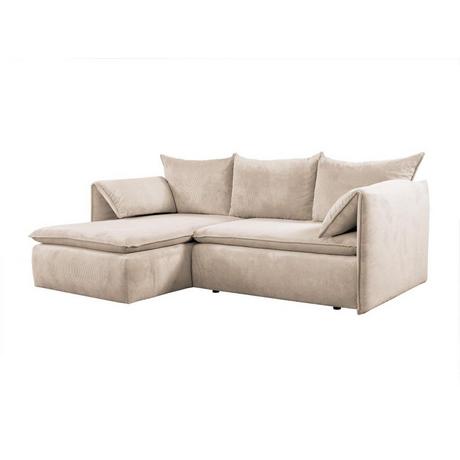 PASCAL MORABITO Ecksofa mit Schlaffunktion Kord Ecke Links TEODORA von PASCAL MORABITO  