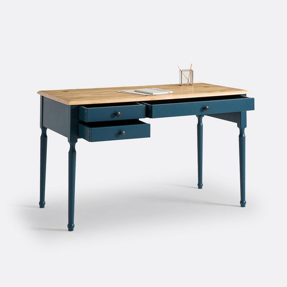 La Redoute Intérieurs Schreibtisch Massivkiefer und MDF  