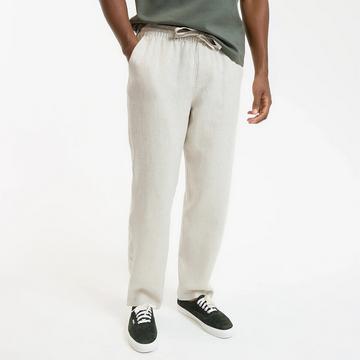 Pantalon droit en lin