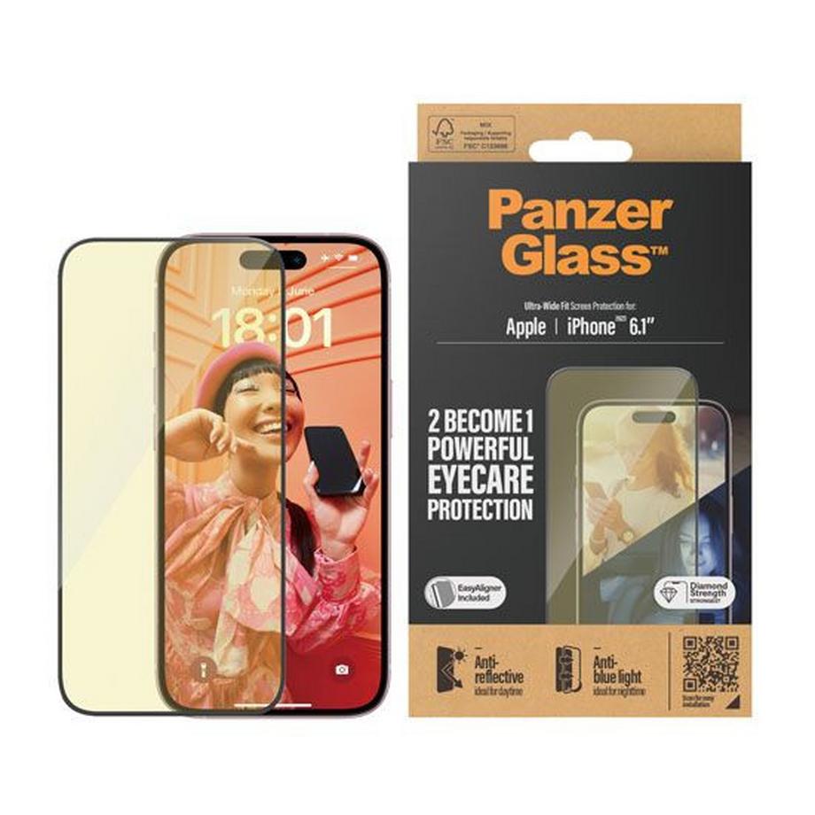 PanzerGlass  Protection d'écran pour iPhone 15 Ultra-Wide 