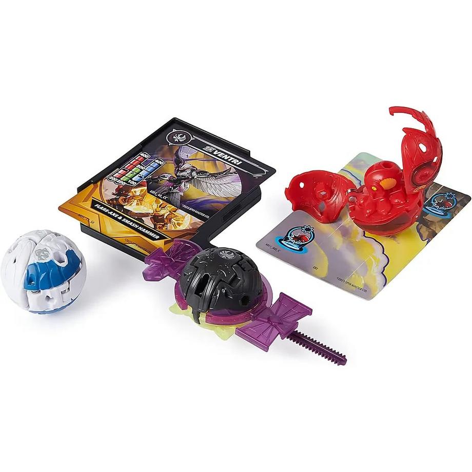 Spin Master  3.0 Battle Pack mit 5 Bällen (2 Special Attack Dragonoid & Ventri und drei Core Balls Bruiser, Octogan, Trox) 
