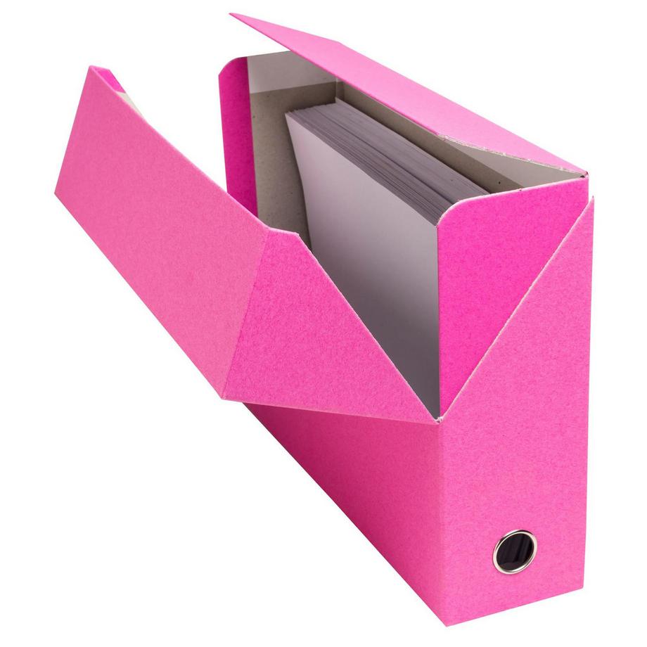 Exacompta Scatola per progetti dorso 90mm Salsa cartoncino - 25,5x34cm - x 5  