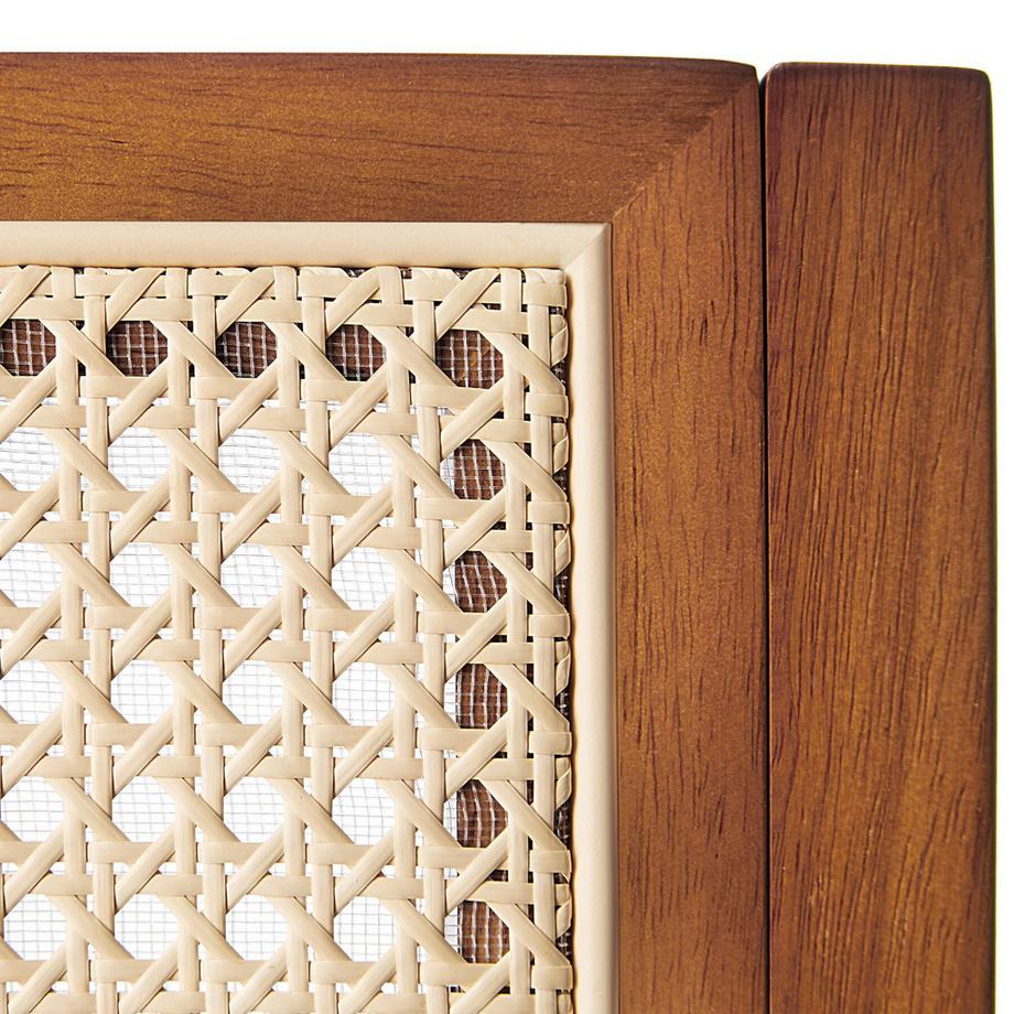 Tectake Chaise en bois LISSY style bohème une pièce  
