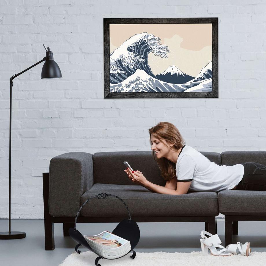 Northio Kaminholzkorb in Schwarz  