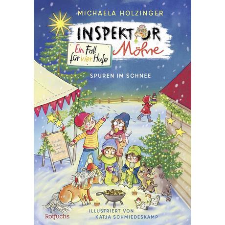 Inspektor Möhre - Ein Fall für vier Hufe: Spuren im Schnee Holzinger, Michaela; Schmiedeskamp, Katja (Illustrationen) Copertina rigida 