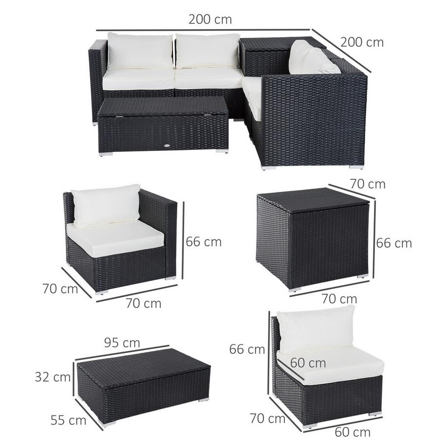 Outsunny Gartenmöbel Set  