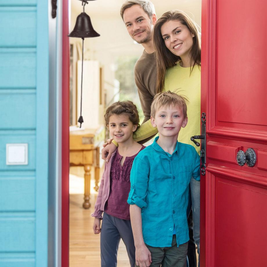 B2X  Türklingel Gusseisen WILLKOMMEN 