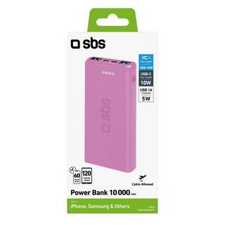 SBS  fast charge mit 10.000 mAh und 2 USB 