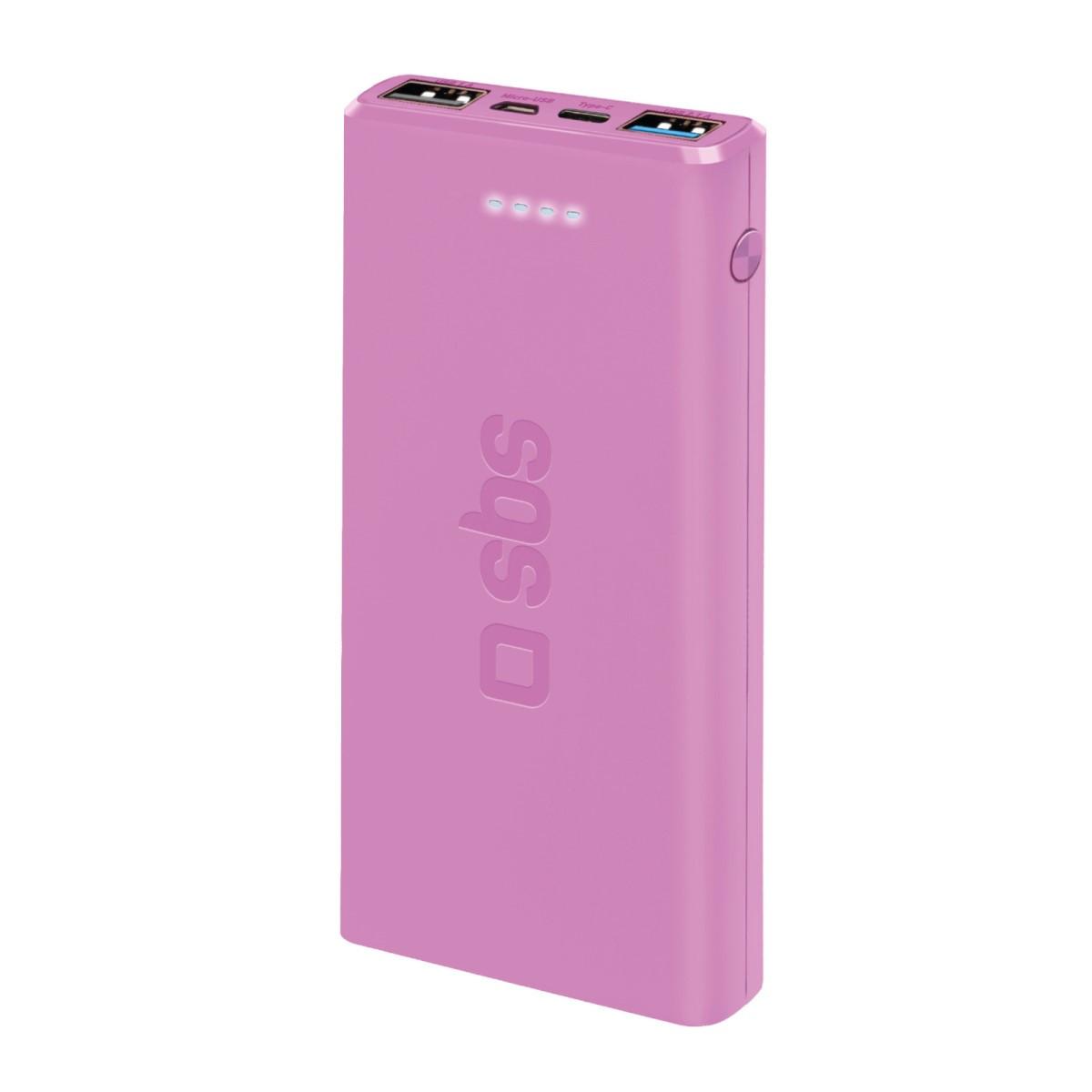 SBS  fast charge mit 10.000 mAh und 2 USB 