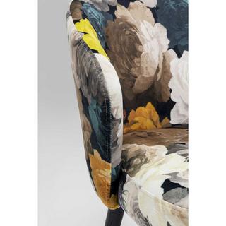 KARE Design Chaise avec accoudoirs Peony jaune  