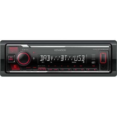 Kenwood  Kenwood Electronics KMM-BT408DAB Auto Media-Receiver Schwarz 88 W Bluetooth 