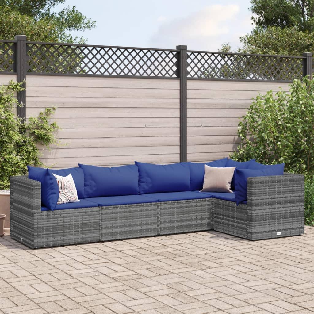 VidaXL Garten lounge set poly-rattan  