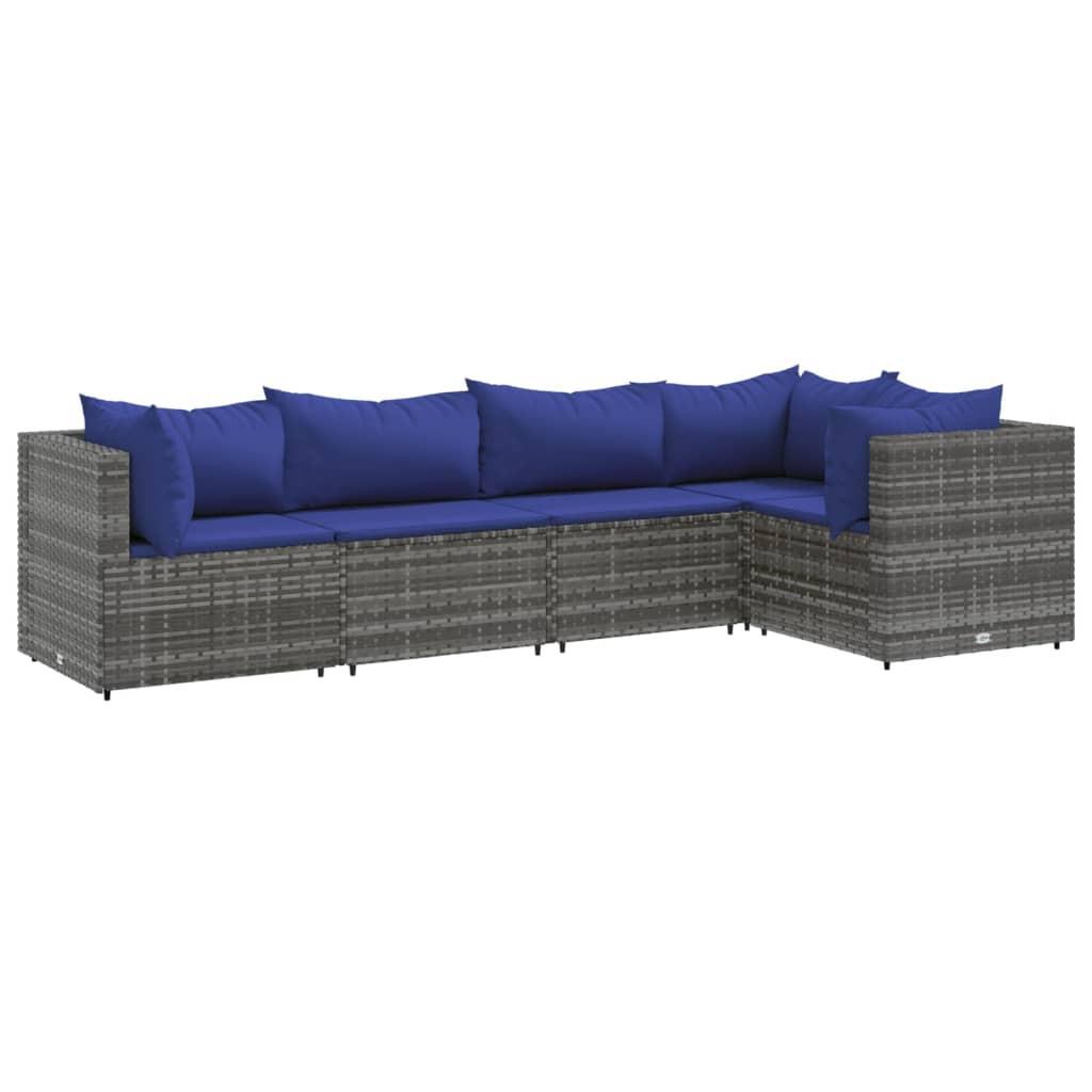 VidaXL Garten lounge set poly-rattan  