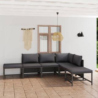 VidaXL Garten-lounge-set poly-rattan  