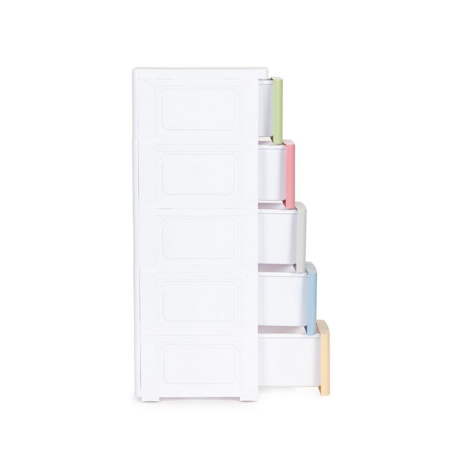 Northio Schrankorganisator mit 5 ausziehbaren Schubladenbeinen mit Rollen  