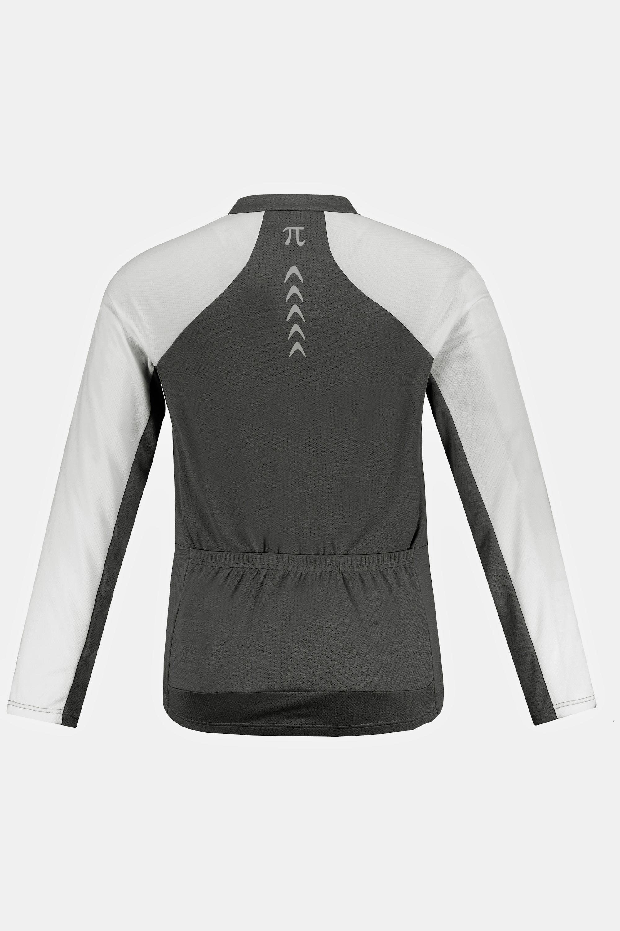 JP1880  Giacca in tricot da ciclismo con maniche lunghe e collo alto 