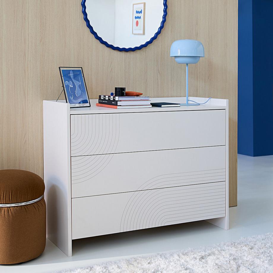 La Redoute Intérieurs Kommode Newxor mit 3 Schubladen  