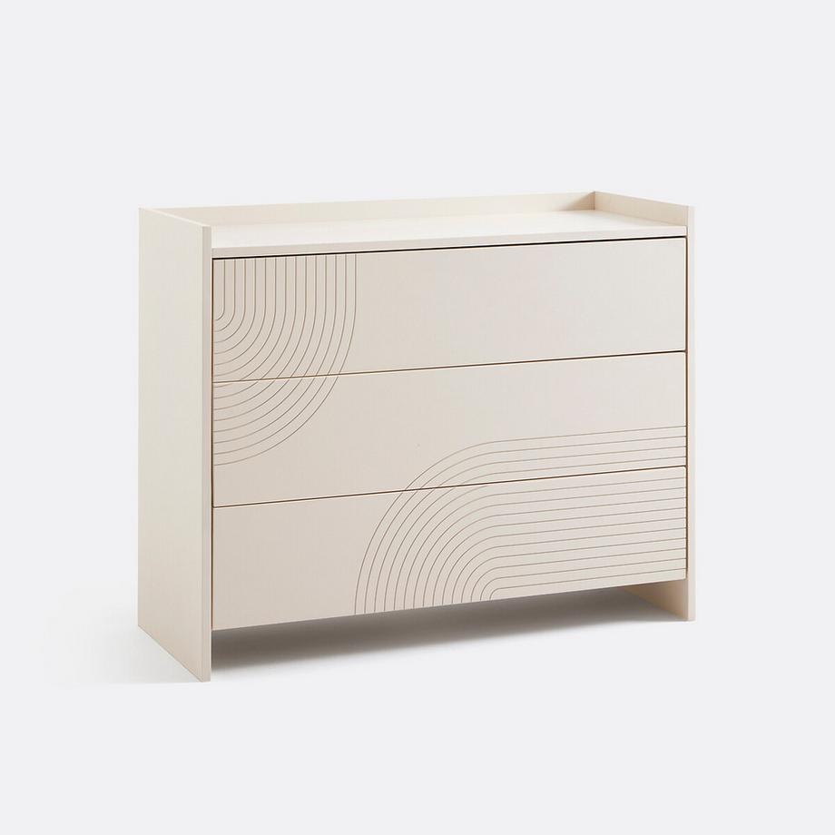 La Redoute Intérieurs Kommode Newxor mit 3 Schubladen  
