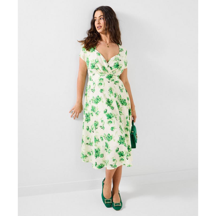 Robe rétro  à jupe ample
