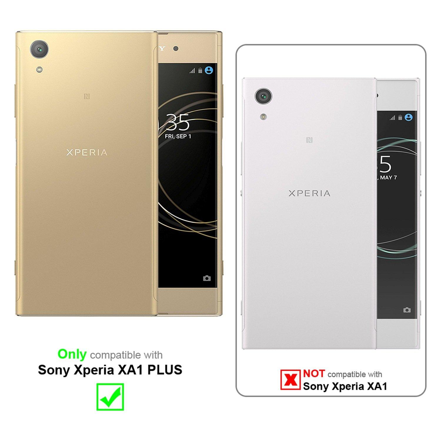 Cadorabo  Hülle für Sony Xperia XA1 PLUS Magnetverschluss, Kartenfach 