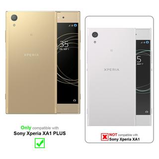 Cadorabo  Hülle für Sony Xperia XA1 PLUS Magnetverschluss, Kartenfach 