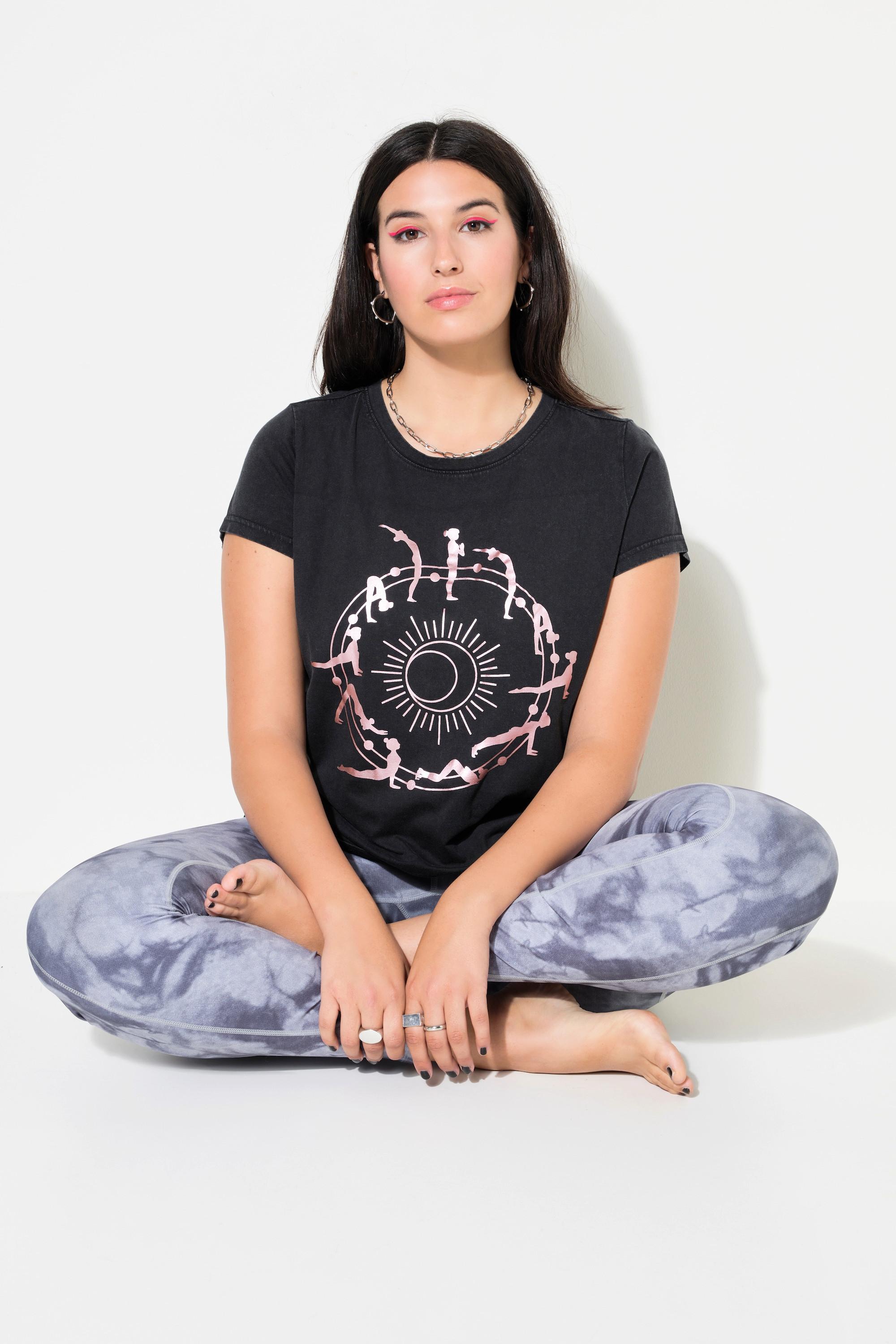 Studio Untold  T-shirt de sport coupe Classic Fit à motif Yoga, look vintage 