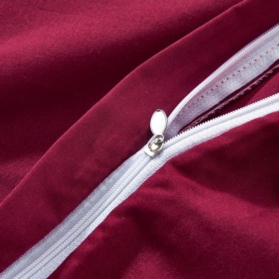 VidaXL Bettwäsche-Set Schwarz 200x220/60x70 cm  