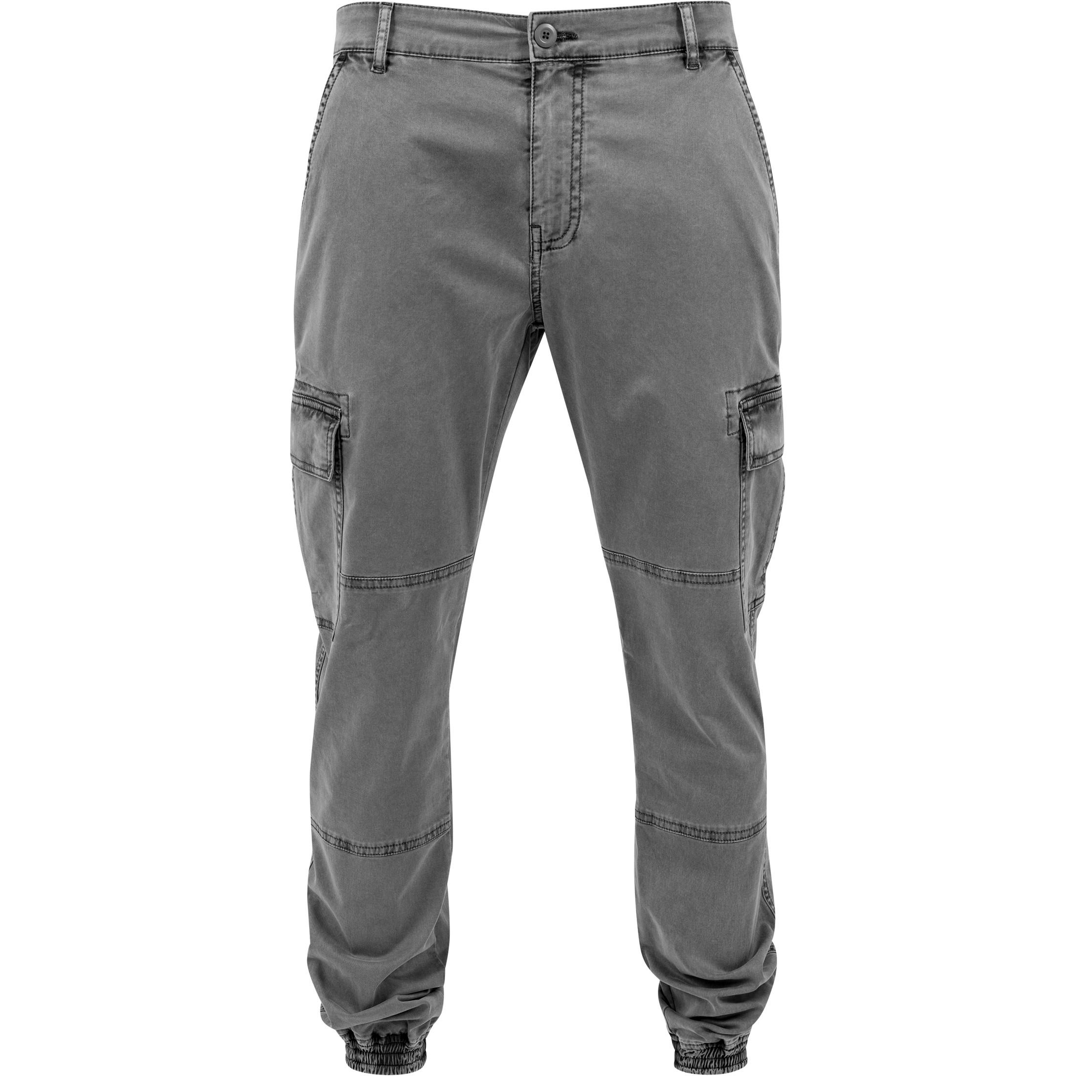 Image of Urban Classic Getauchte Cargo-twill-hose Unisex Olivegrün 34
