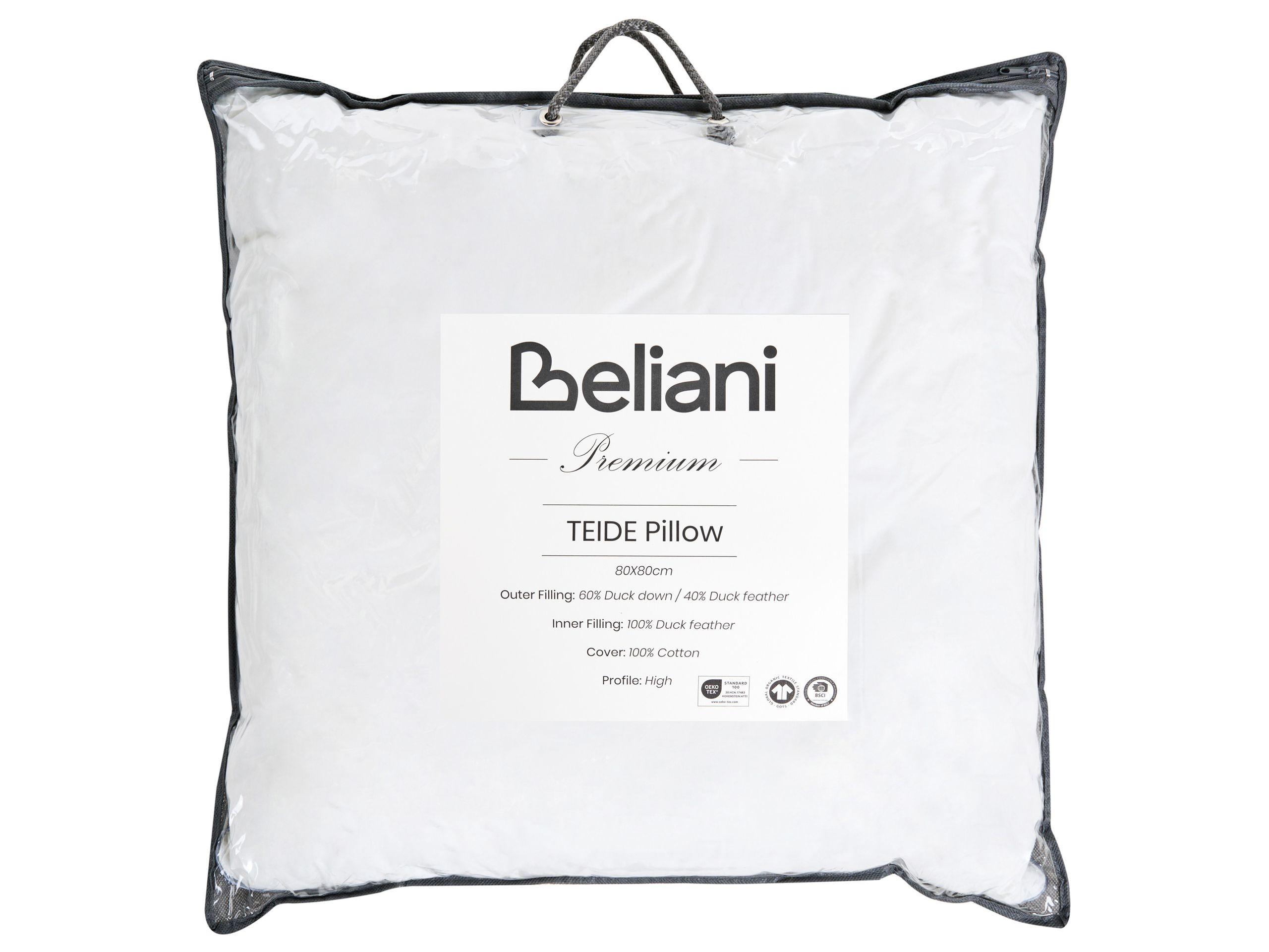 Beliani Teide Cuscino a 3 camere in Cotone  