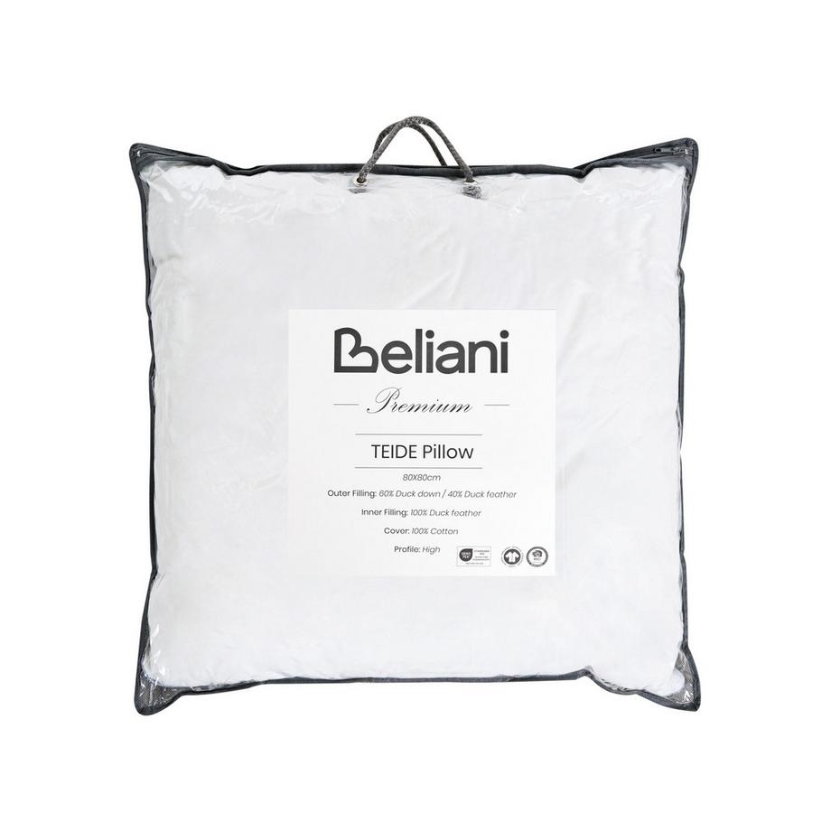 Beliani Teide Cuscino a 3 camere in Cotone  