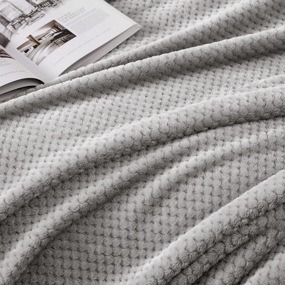 Alopini Coperta in pile super morbida e calda motivo a nido d'ape  