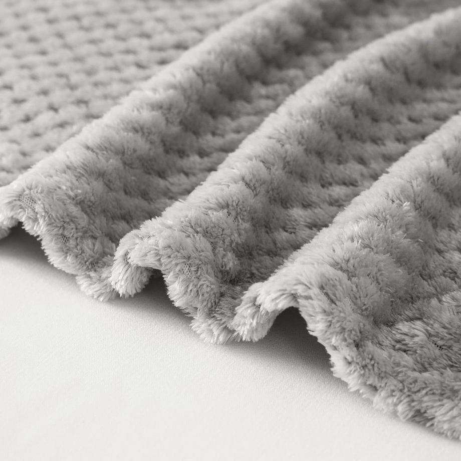 Alopini Coperta in pile super morbida e calda motivo a nido d'ape  