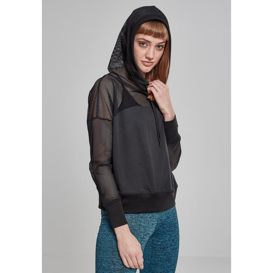 felpa con cappuccio da urban classic mesh