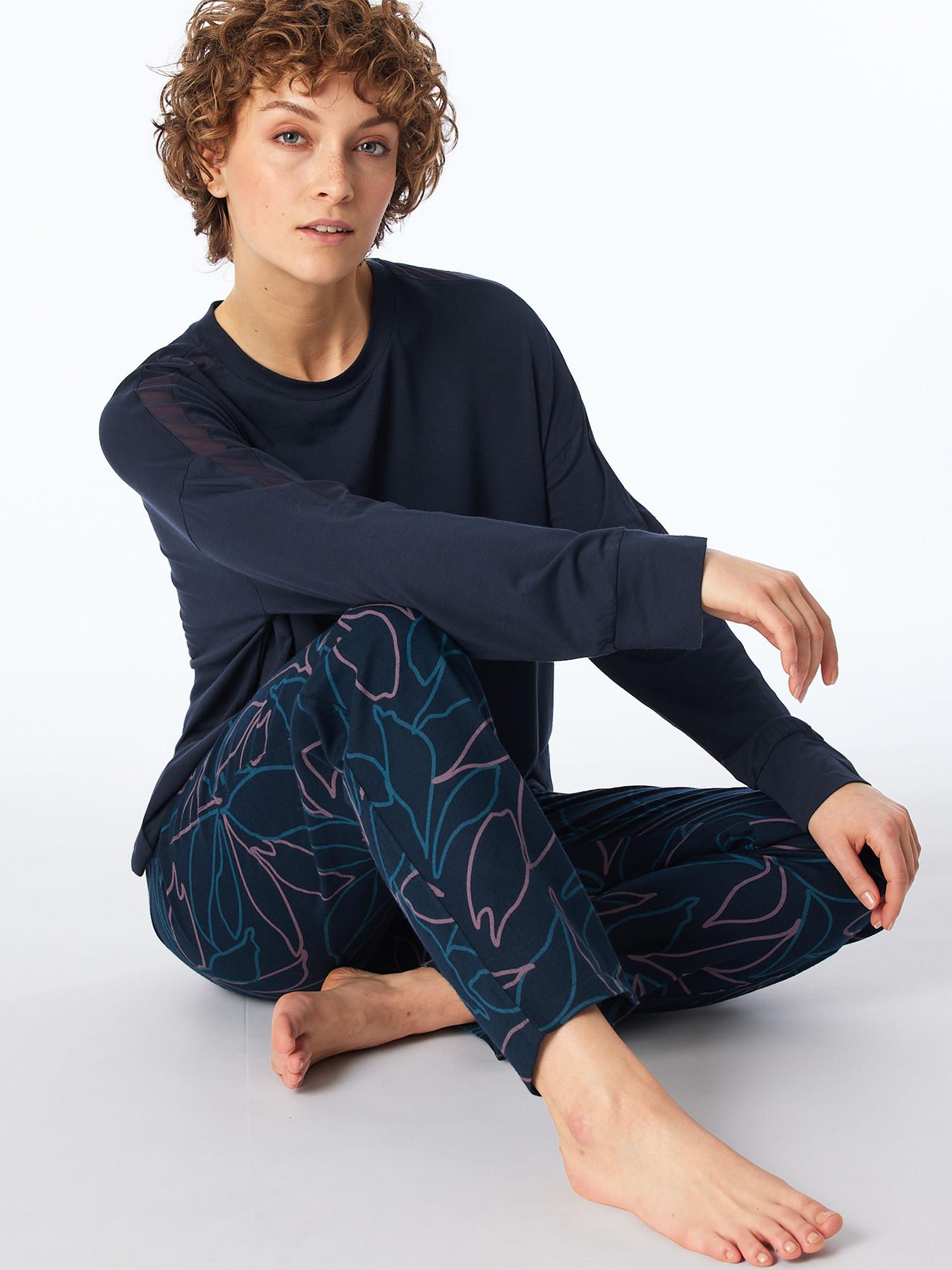 Schiesser Mix & Relax Top pigiama a maniche lunghe  