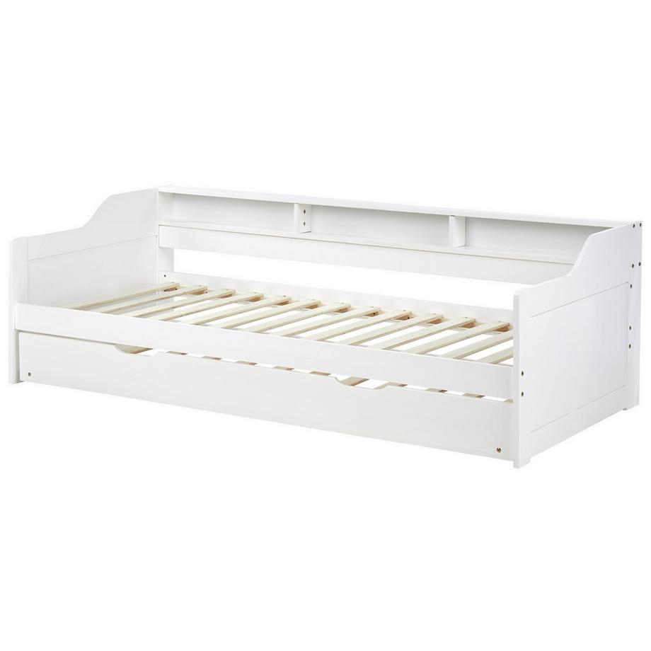 Beliani Letto estraibile en Legno di pino  EDERN  