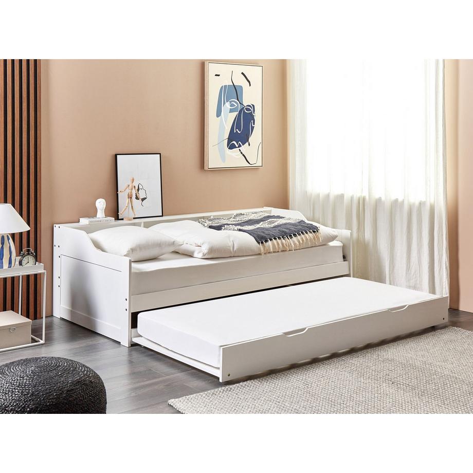 Beliani Letto estraibile en Legno di pino  EDERN  