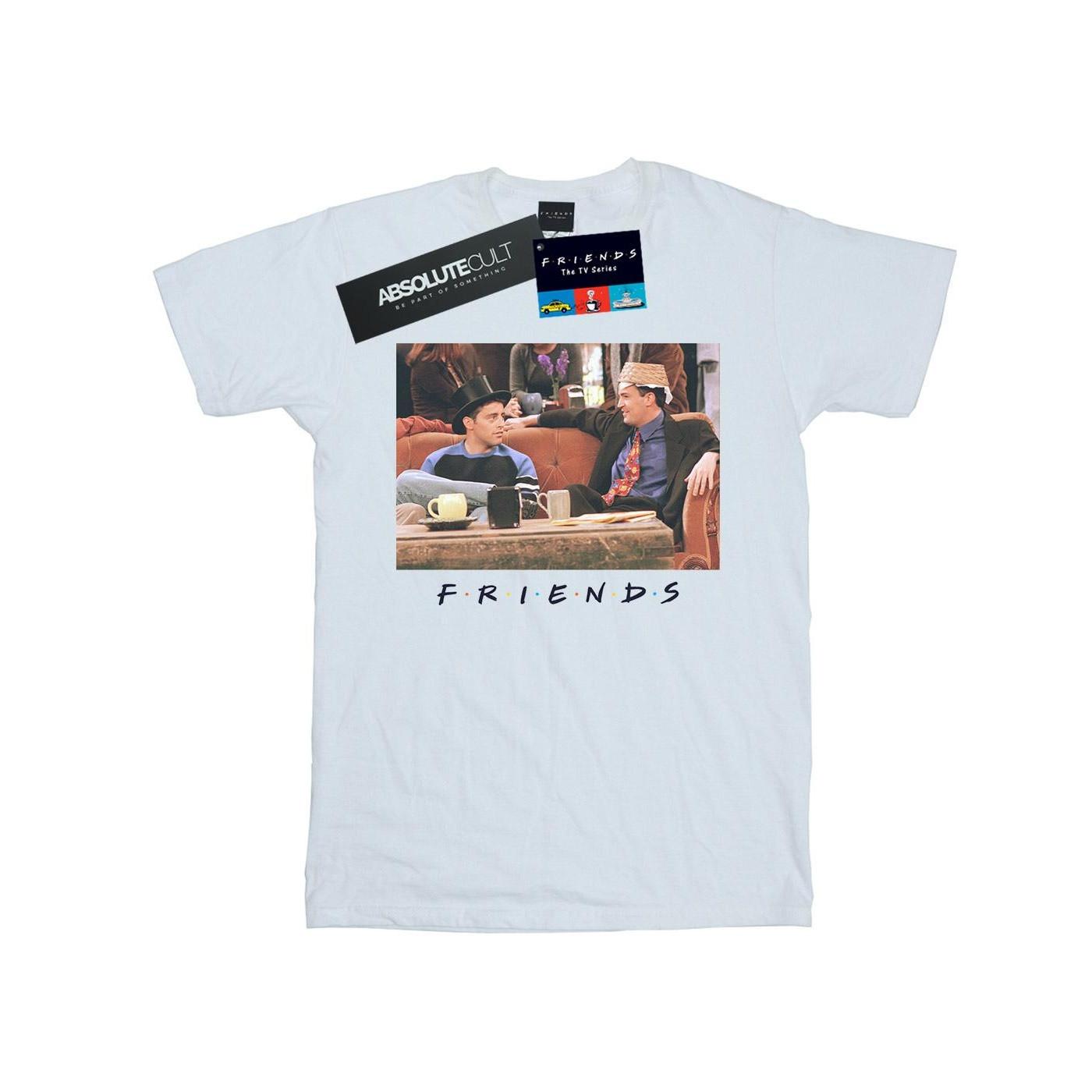 Image of Joey And Chandler Hats Tshirt Herren Weiss 5XL