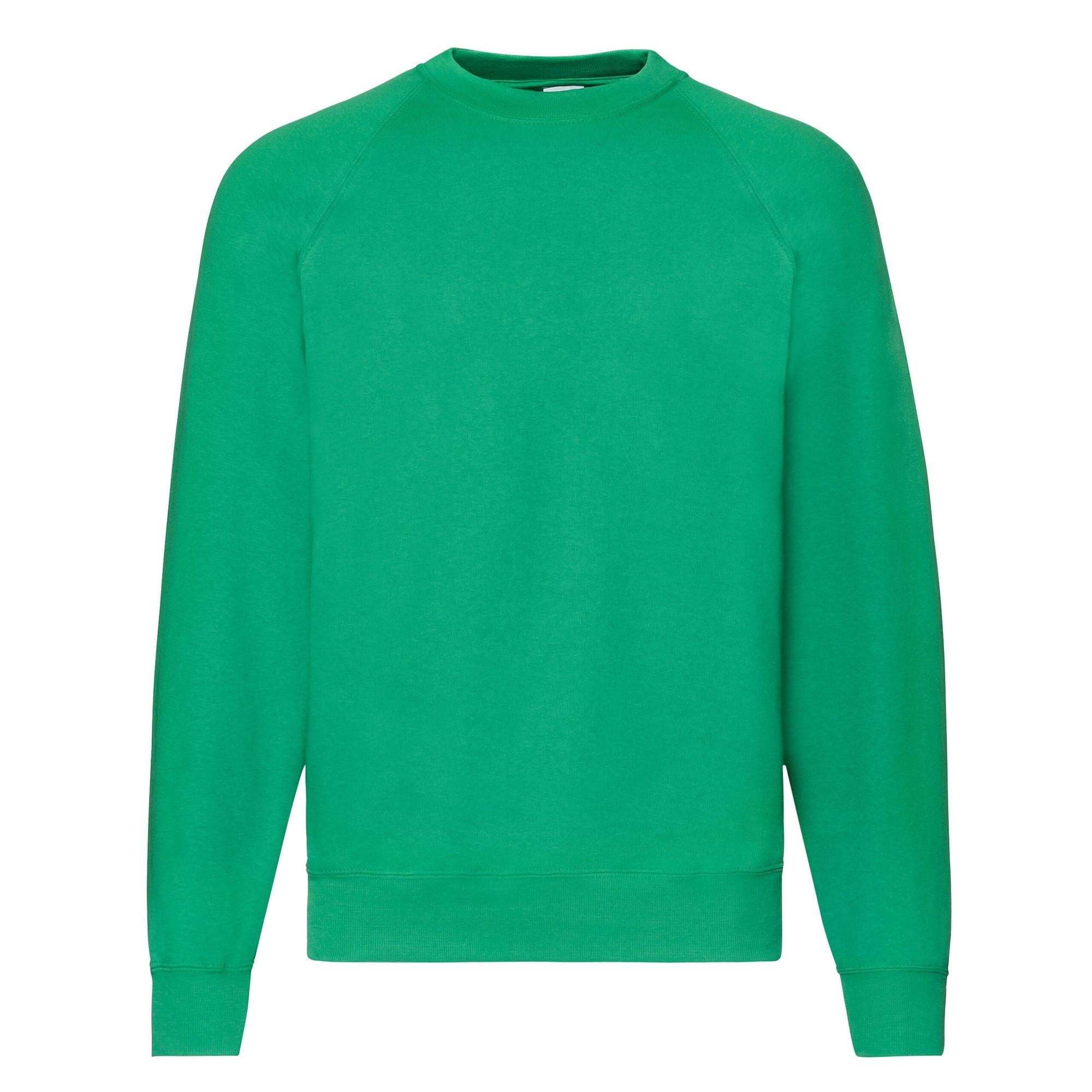 Image of Classic Sweatshirt Raglanärmel Herren Grün XXL