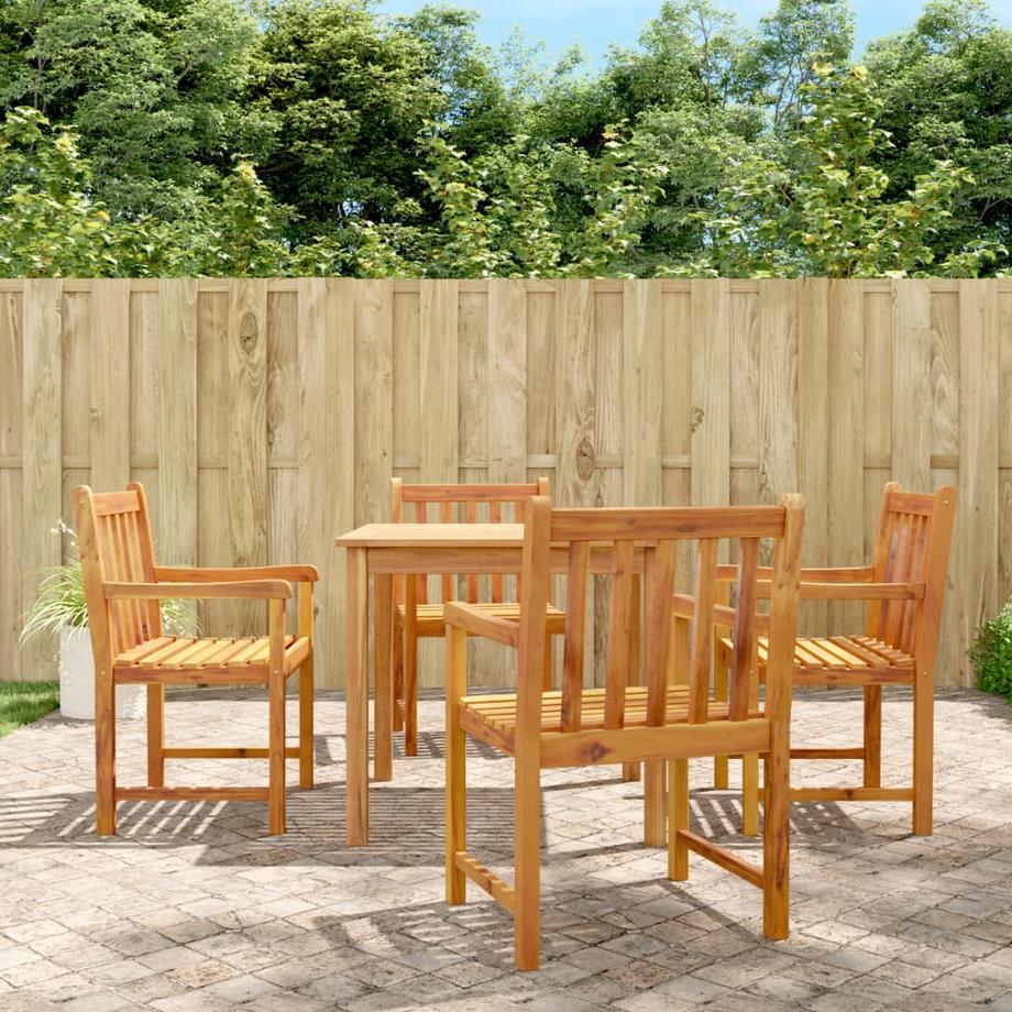 VidaXL set da pranzo da giardino Legno di acacia  