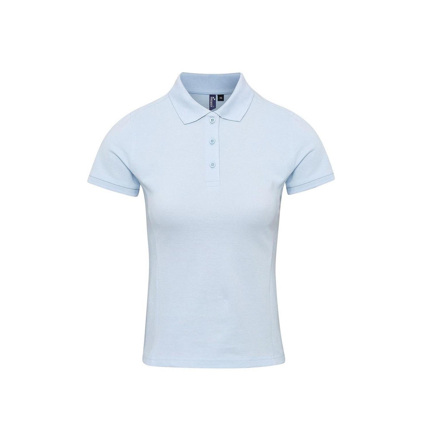 Image of Poloshirt Damen Hellblau S