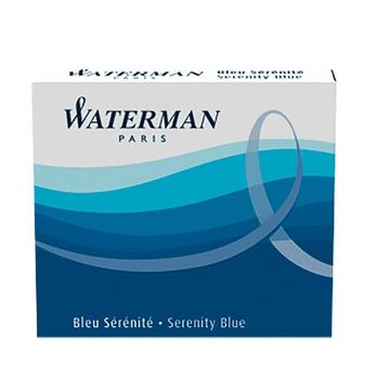 WATERMAN Tintenpatronen S0110950 blau 6 Stück