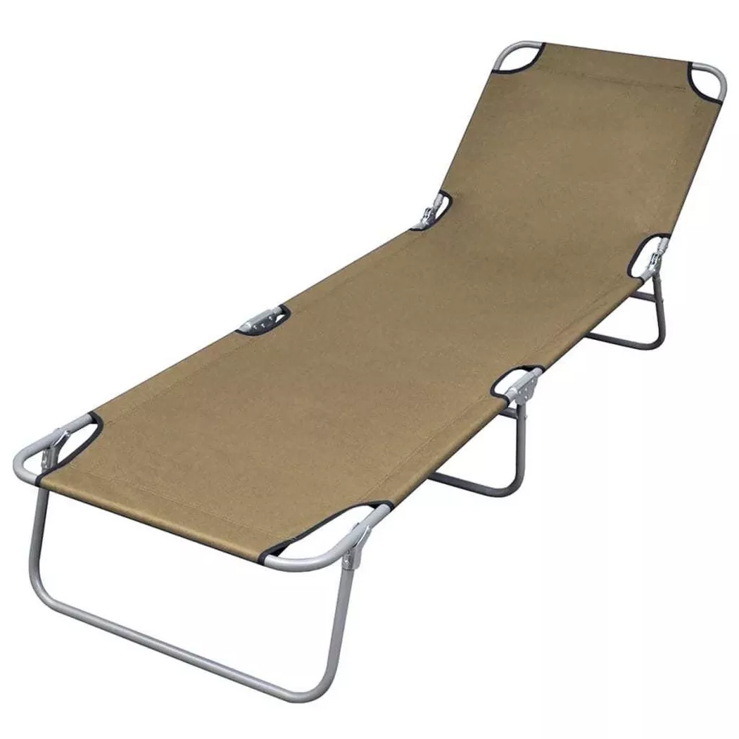 VidaXL - Sonnenliege gewebe, One Size, Beige