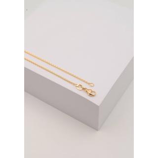 MUAU Schmuck  Collier Rundanker Rotgold 750, 1.5mm, 45cm 