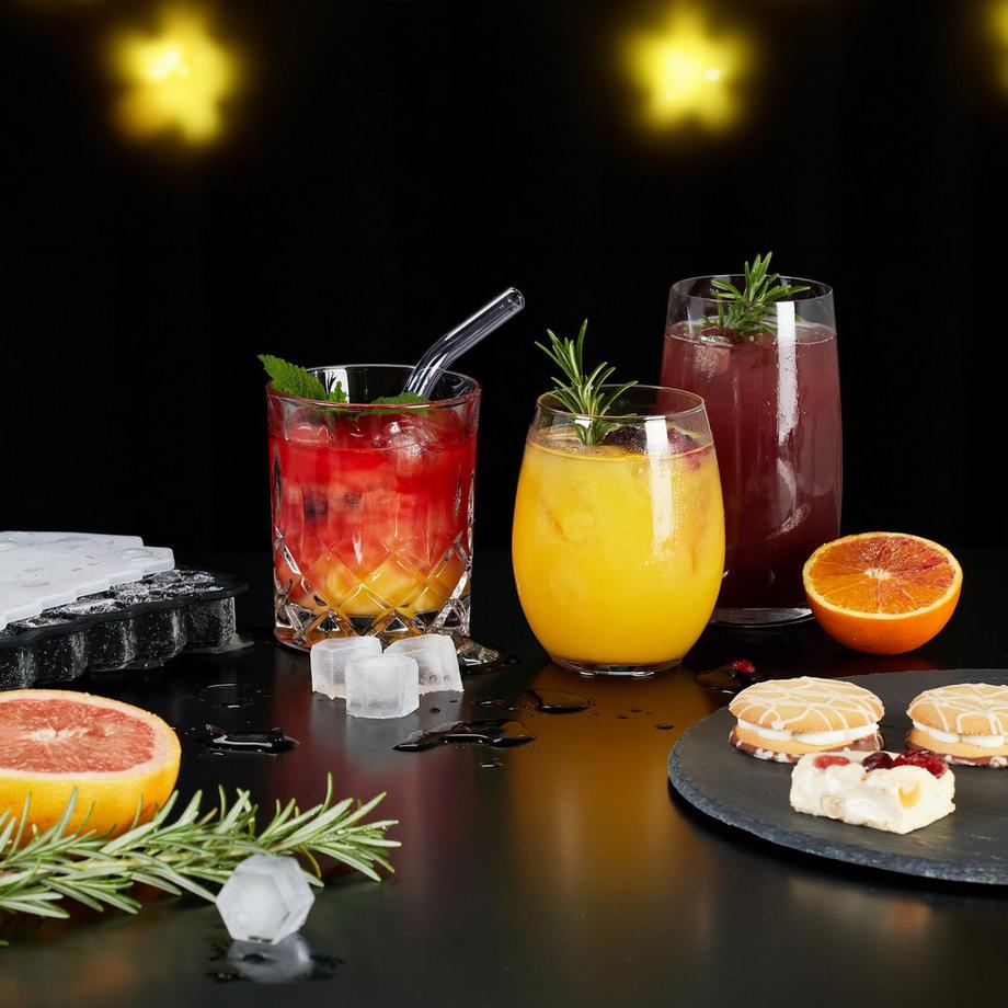 B2X  Silikon Eiswürfelform 3er Set 