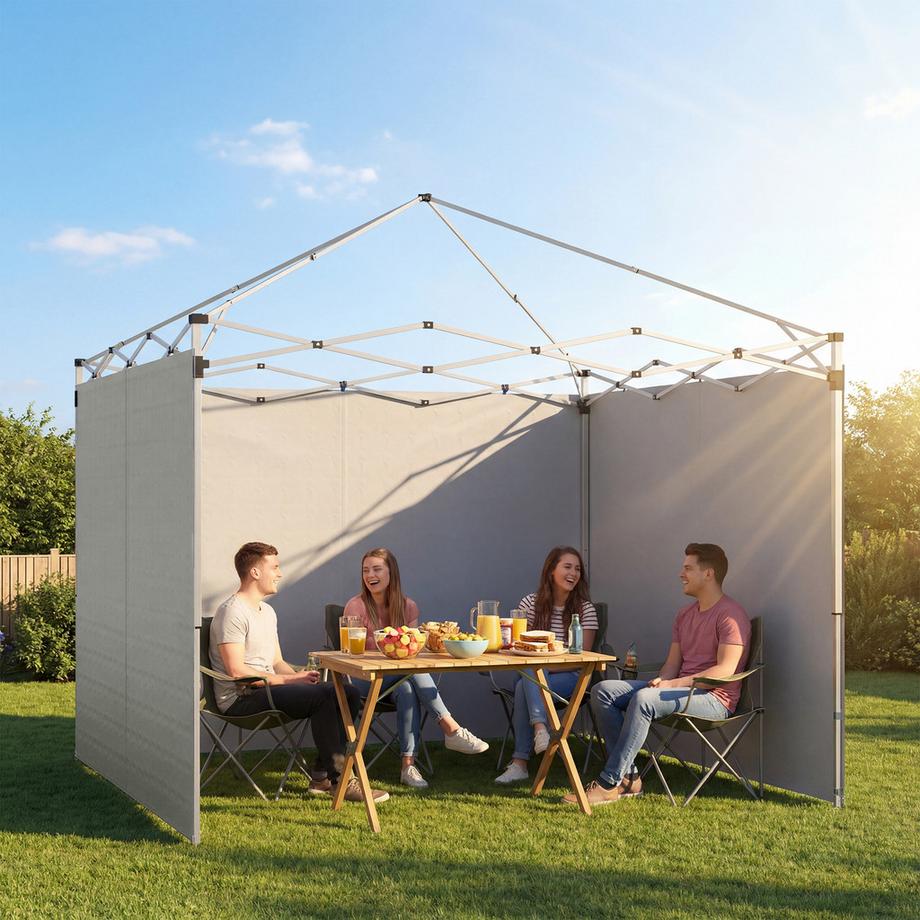 Outsunny Seitenteile für Pavillon  
