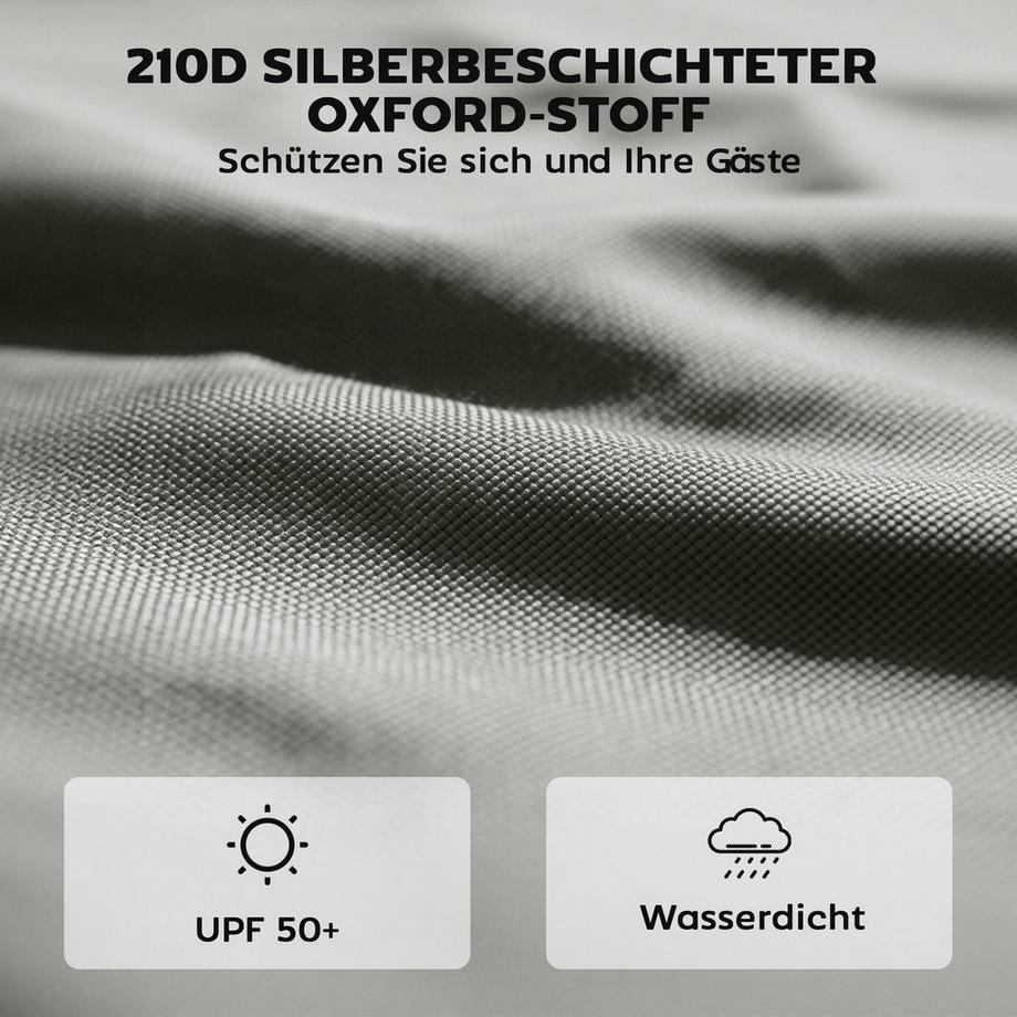 Outsunny Seitenteile für Pavillon  