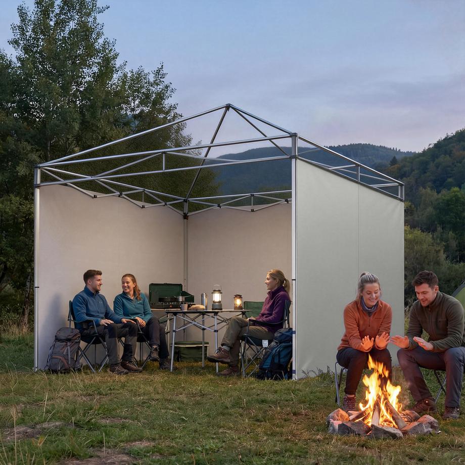 Outsunny Seitenteile für Pavillon  